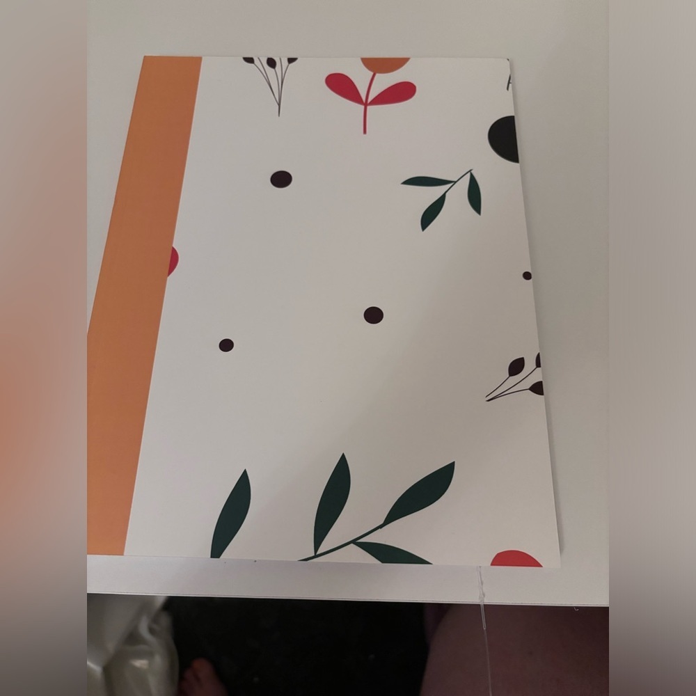 Floral journal and weekly planner bundle​